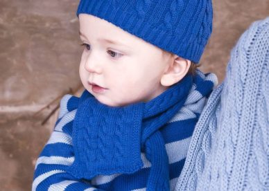 Boy In Blue Woolen Dress - صور أطفال